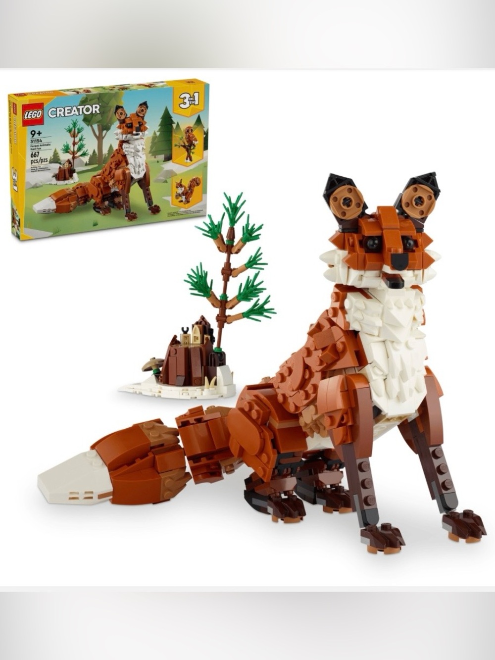 New LEGO Creator 31154 Forest Animals: Red Fox Factory Sealed Box
